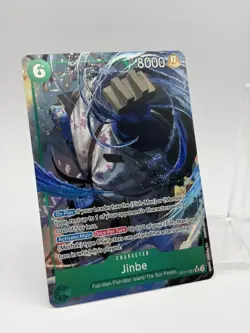 Jinbe OP11-031 Alt Art SR A Fist of Divine Speed One Piece NM ENGLISH - Image 2