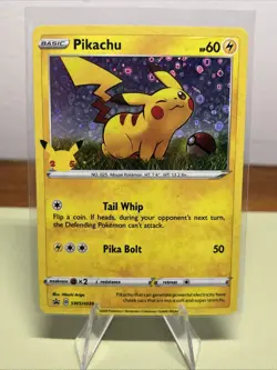 Celebrations Pikachu SWSH039 SWSH: Sword & Shield Promo Cards Holo - Image 1