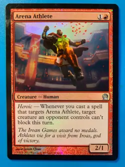 MTG 1x FOIL Arena Athlete Theros Modern Magic the Gathering Card x1 NM - Image 1