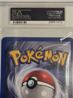 2002 POKEMON EXPEDITION ALAKAZAM BOX TOPPER OVERSIZE CARD #1 PSA GRADED 9 - Image 4