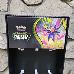 MEGA EVOLUTION PERFECT ORDER POKEMON CARD HANGING STORE DISPLAY BRAND NEW - Image 2