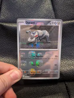 Pokemon Durant Reverse Holo 070/086 SV: White Flare MASTERBALL 110 HP Card - Image 1
