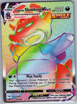 Galarian Slowking VMAX (Secret) 207/198 Chilling Reign - Pokemon Card - NM - Image 1