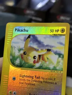 Pikachu 124/165 Expedition 2002 Reverse Holo Pokemon Card TCG - Image 5