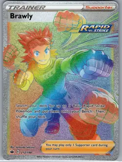 Brawly 212/198 SWSH06: Chilling Reign - Pokemon Card - NM - Image 1