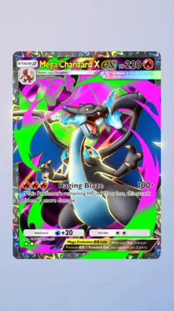(Digital Card) Pokemon TCG Pocket Charizard X ex Mega Shine - English - Image 1