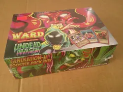 WARD TRADING CARD GAME UNDEAD INVASION GEN 2 BOOSTER PACK BOX ( SEALED ) - Image 1