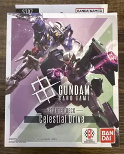 Gundam TCG Card Game Celestial Drive Starter Deck (ST07) Box New Factory Sealed - Image 1