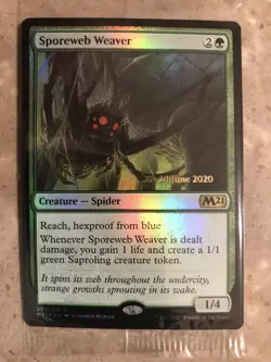 MTG Sporeweb Weaver Foil Promo Still in the Factory Sealed Package - Image 1