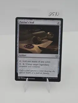 Patriar's Seal #332 (NM) Baldur's Gate CLB Magic MTG NM - Image 2