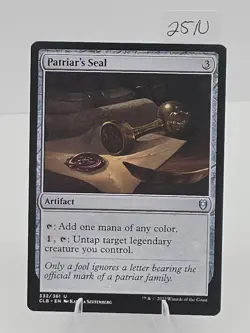 Patriar's Seal #332 (NM) Baldur's Gate CLB Magic MTG NM - Image 4