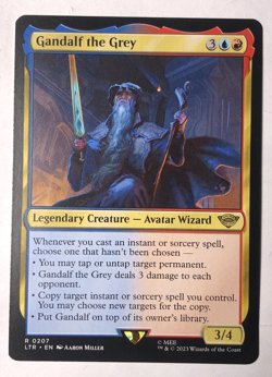 Gandalf the Grey 207 Lord of the Rings MTG Magic the Gathering NM - Image 1
