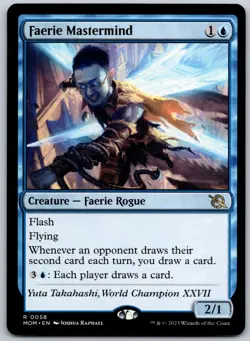 Faerie Mastermind R March of the Machine 58 NM - Image 1