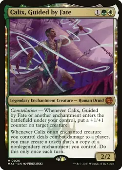 MAT CALIX GUIDED BY FATE 1x Magic March of the Machine Aftermath MTG NM - Image 1