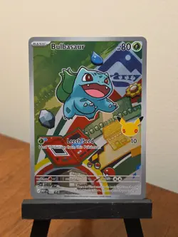 Pokemon TCG Bulbasaur 037 Promo Illustration First Partner 30th Anniversary NM - Image 1