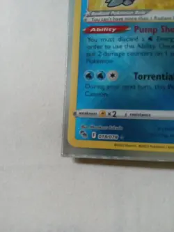 Pokemon TCG Radiant Blastoise Pokemon GO 018/078 Holo Radiant Rare - Image 2