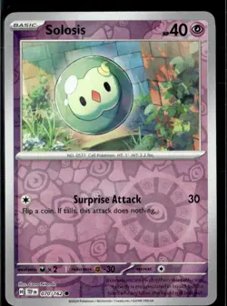 Pokemon Solosis 070/162 Temporal Forces Reverse Holo Common 4 Card Lot - Image 1