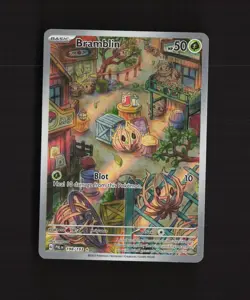 Bramblin 198/193 Paldea Evolved Illustration Rare Full Art Holo Pokemon Card - Image 1