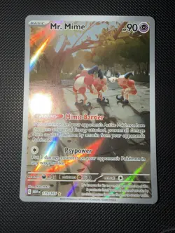 Mr. Mime - 179/165 (NM) - Scarlet & Violet 151 - Illustration Rare - Pokemon TCG - Image 1