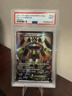 PSA 9 Zygarde EX Full Art Promo 54a/124 Mega Powers Collection Pokemon - Image 1