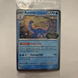 Aurorus 024/088 - Cosmo Holo - Pokemon Perfect Order Stamped Promo SEALED - Image 1