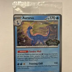 Aurorus 024/088 - Cosmo Holo - Pokemon Perfect Order Stamped Promo SEALED - Image 3