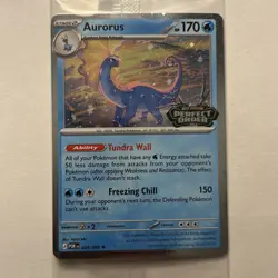 Aurorus 024/088 - Cosmo Holo - Pokemon Perfect Order Stamped Promo SEALED - Image 4