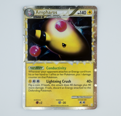 AMPHAROS PRIME HOLO HEARTGOLD & SOULSILVER HGSS POKEMON TCG 2010 105/123 LP - Image 2