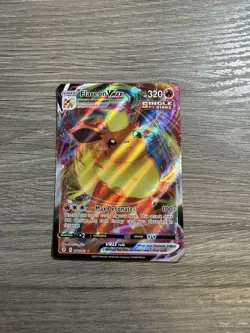 Flareon VMAX 2021 Pokemon Sword & Shield 18/203 TCG Pokemon NM 0101#108 - Image 2