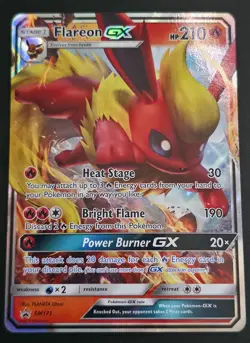 Flareon GX SM171 Sun & Moon Black Star Promo Holo Rare Pokemon TCG NM/LP - Image 1