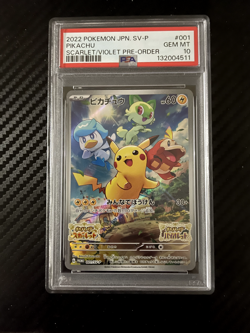 2022 POKEMON Pikachu - 001/SV-P GRADED PSA 10 - Image 1