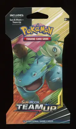 4x POKEMON Sun & Moon TEAM UP Sleeved Booster Packs COMPLETE Art Set MINT - Image 2