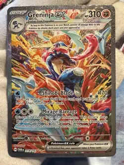 2024 Pokemon Twilight Masquerade Greninja Ex Special Illustration Rare 214 / 167 - Image 1