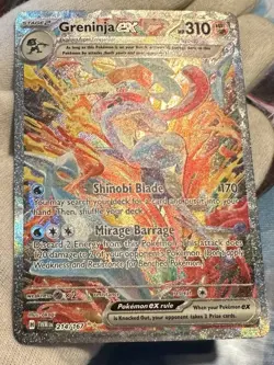 2024 Pokemon Twilight Masquerade Greninja Ex Special Illustration Rare 214 / 167 - Image 2