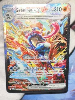 2024 Pokemon Twilight Masquerade Greninja Ex Special Illustration Rare 214 / 167 - Image 3