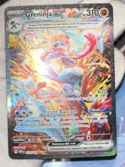 2024 Pokemon Twilight Masquerade Greninja Ex Special Illustration Rare 214 / 167 - Image 4