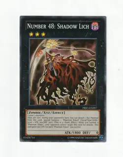 Number 48: Shadow Lich PRIO-EN097 Common Yu-Gi-Oh Card Unlimited - Image 1