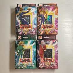 YuGIOh! - Yugi, Kaiba, Joey & Pegasus Starter Decks - Complete with Boxes - N/A - Image 1