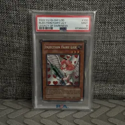 PSA 9 - 2003 YU-GI-OH! LOD-LEGACY OF DARKNESS 100 INJECTION FAIRY LILY - Image 1