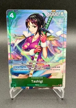 Tashigi EB03-018 - SR Alternate Art Heroine's Edition One Piece - English - Image 1