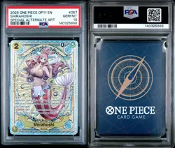 PSA 10 Shirahoshi SP EB01-057 One Piece OP11 Fist of Divine Speed Foil Gem Mint - Image 3