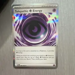 Pokemon Foil Card Lot EX - Telepathic Energy, Growing Energy, Starmie, Meowth (… - Image 3