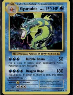 Gyarados Holo Rare XY - Evolutions 34/108 Water Holo Pokemon Card - Image 1