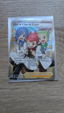 Chili & Cilan & Cress 258/264 Fusion Strike Pokemon Card - Image 1
