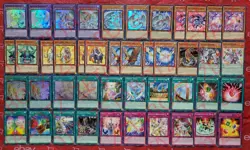 Yugioh Crystal Beast Deck 44 Cards Crystal Beast Rainbow Dragon *Rainbow Bridge* - Image 1