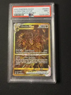 Giratina VSTAR GG69/GG70 Crown Zenith GOLD Pokemon Card SWSH TCG PSA 9 - Image 1