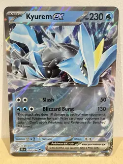 Pokemon TCG Black Bolt Kyurem EX Double Rare Card 028/086 English Edition - Image 1