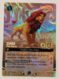 Simba - Pride Protector - Disney Lorcana Promo Cards (DLPC) - Near Mint Holofoil - Image 1