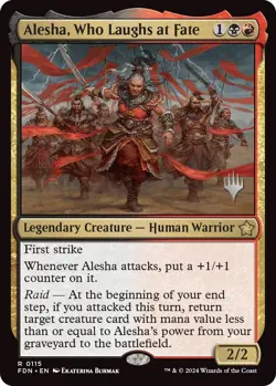 Alesha, Who Laughs at Fate (FDN) Promo Foundations - NM - Image 1
