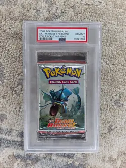 Pokemon EX Team Rocket Returns Booster Pack Gyarados PSA 10 - Image 1